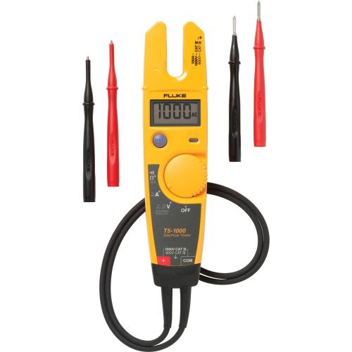 Fluke T5-1000 1000V Voltage, Continuity and Current Electrical Tester with OpenJaw Current